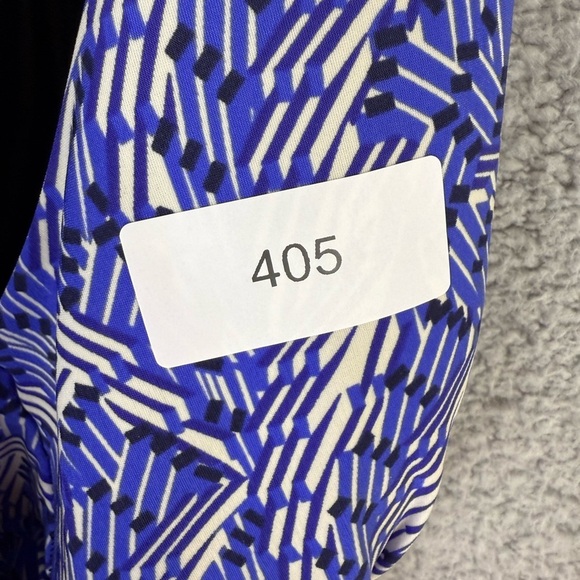 LL bean women’s one piece swim dress blue pattern 12 long - Picture 6 of 6